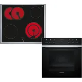 Siemens EQ211KB11 (HE213BBS3+EA64RGNA1E) iQ300, Einbauherdset (Elektrokochfeld, A+, 71 l)