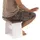 DESIGN DELIGHTS Hocker Schemel 40 Holz 40 x 31 x 25 cm Weiß