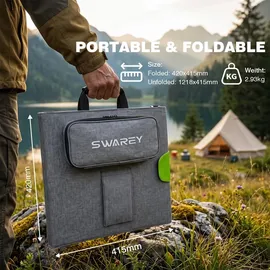 SWAREY Tragbare Powerstation 222 Wh