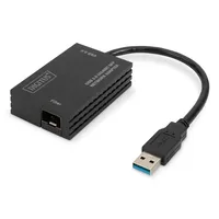 Digitus USB zu LWL Adapter LAN-Adapter, SFP, USB-A 3.0 [Stecker] (DN-3026)