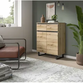 Home Affaire TOMA 80 x 99 x 36 cm braun
