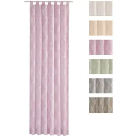 Wirth Vorhang WIRTH "Lahstedt" Gr. 4, beige (creme), B:135cm H:245cm, Jacquard, Polyacryl, Polyester, Gardinen
