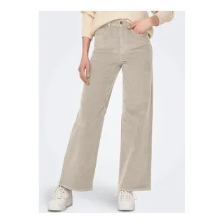 Only Damen Cordhose ONLHOPE GLOBAL EX Relaxed Fit - Beige 34 36 38 40 42 Cotton, Größe:40W / 32L, Farbe:Oatmeal 15263179