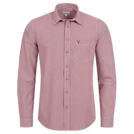 Nübler Trachtenhemd Trachtenhemd Langarm Rudi in Weinrot von Nübler M