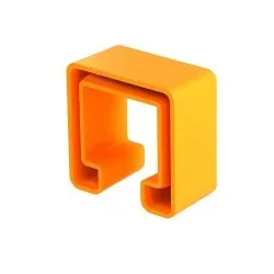 OBO 1122900 Schutzkappe gespritzt zu Schiene MS 41 41x41 Polyethylen pastellorange RAL 2003 MS4141 SK  - 25 Stück