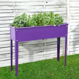 Floraworld Hochbeet Season 100 x 30 x 80 cm Lila