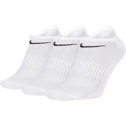 Nike Unisex Everyday Lightweight No-Show Training Socks (3Paar) weiß