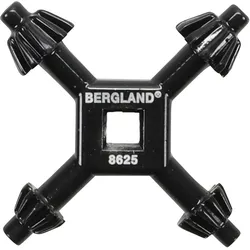 BGS DIY 8625 Bohrfutter Kreuzschlüssel universal Zapfen Ø4 - 5,5 - 6 - 7mm