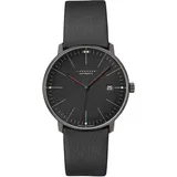 JUNGHANS max Bill Herrenuhr Automatik Bauhaus schwarz