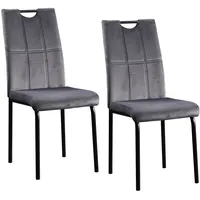 Hti-Living Stuhl Denton Velvet 2er-Set