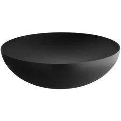 Alessi Schale Double Stahl Schwarz M (Medium)