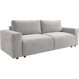 werk2 Schlafsofa WERK2 "Lima, inkl. Bettkasten, bequem, Mega Sofa: Breite 245 cm", hellgrau, B:245cm H:74cm T:102cm, 100% Polyester, Sofas, Schlafsofa, Big Sofa mit Bettfunktion und Stauraum für Krims & Krams