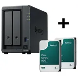 Synology Disk Station DS725+ NAS-Server + Synology Plus 3.5" SATA 6Gb/s Festplatte 16 TB (2 x 8TB)