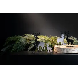 Fink Hirsch Jasper schwarz Dekofigur zum Aufstellen