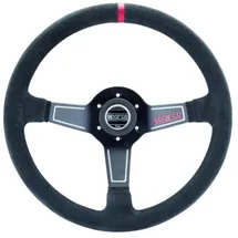 Sparco Universelles Sportlenkrad 'L575 Monza' - Schwarz Wildleder- Diameter 350mm