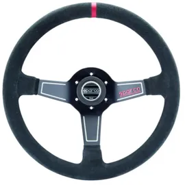 Sparco Universelles Sportlenkrad 'L575 Monza' - Schwarz Wildleder- Diameter 350mm