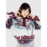 Columbia Helvetia Ii Damen Cropped-Crop-Halbverschluss, rich wine Sisters/Rich Wine, S