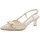 TAMARIS Damen Sling Pump mit Stilettoabsatz, beige, 37 EU