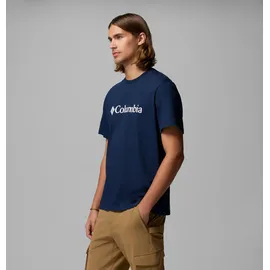 Columbia Men's Basic Logo Tee - T-Shirt collegiate Navy/Gem columbia L