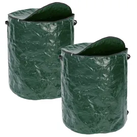 Maximex Gartensack MAXIMEX "Multi-Abfall-Sack XXL", grün, B:67cm H:78cm, Polyester, Auffangbehälter, zum Transport von Grünschnittabfällen, 275 Liter