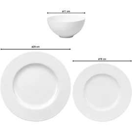 Villeroy & Boch Royal Tafelservice 18-tlg. weiß