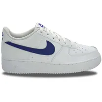 Nike Air Force 1 Leather White Hyper Royal - 37 1/2 - 37.5 EU