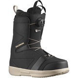 Salomon Herren Snowboardboot FACTION BOA, black/black/rainy day - 44