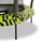 EXIT TOYS Tiggy junior Trampolin 140 cm inkl. Sicherheitsnetz schwarz/grün