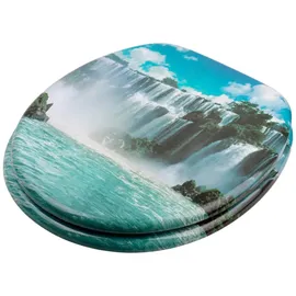 Sanilo WC-Sitz Wasserfall blau