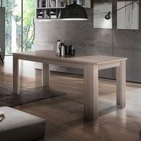 Web Furniture Design Ausziehbarer Esszimmertisch 160-210x90cm Ulmenholz Jesi Pearl