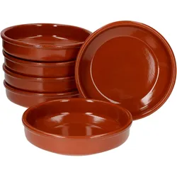 6er Set Cazuela Ton-Schale Bruno Ø 20cm Größe L Mittelalter Wikinger
