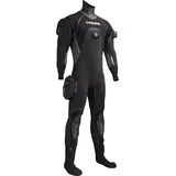 Cressi Men's Desert Man Dry Suit 4mm HD Trockenanzug, Schwarz/Grau, M/3