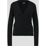 S.Oliver BLACK LABEL Pullover im Wickeldesign,9999,38