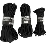 Mil-Tec Commando-Seil 15m schwarz Ø 5 mm