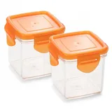 Genius Aufbewahrungssystem Nicer Dicer Quick, Zubehör-Set 4-teilig Ersatzteile orange