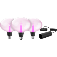 Philips Hue Lightguide Ellipse White and Color E27 Dreierpack + Pendelkabel