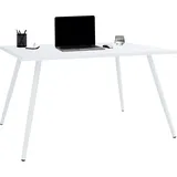 VCM Schreibtisch Bürotisch Skandanivischer Retro Look Salia 160x80 cm