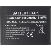AccuCell Akku für Galaxy Tab Active SM-T365 4900 mAh