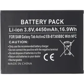 AccuCell Akku für Galaxy Tab Active SM-T365 4900 mAh