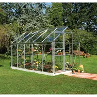 Juliana Magnum Gewächshaus Alu Natur ESG 3 mm 11,5