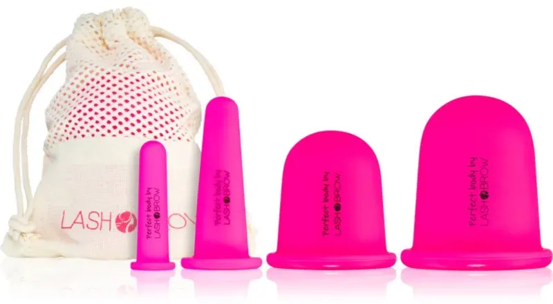 Lash Brow Silicone Cup Set mit Massagetools