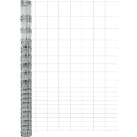 vidaXL Wildzaun 1000 x 160 cm Silber/Eisen