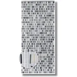 CONACORD Deko-Vorhang Tube schwarz-grau-beige, 90 x 200 cm