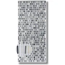 CONACORD Deko-Vorhang Tube schwarz-grau-beige, 90 x 200 cm