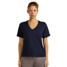Icebreaker Merino 150 Tech Lite Relaxed V Neck T-Shirt blau L