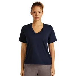 Icebreaker Merino 150 Tech Lite Relaxed V Neck T-Shirt blau L