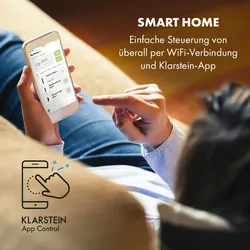 Klarstein Icetower Smart Standventilator 45 Watt App-Steuerung Weiß