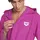 Arena Unisex Compact Microfiber Robe Mantel, pink - Shocking Pink-white - L