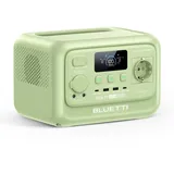 BLUETTI Elite 30 V2 Tragbare Powerstation, 288 Wh LFP Batterie, 600W AC Ausgang (Power Lifting 1500W), 0-100% in 70 Minuten, Solargenerator für Camping, Stromausfälle,Vans (Wiesengrün)