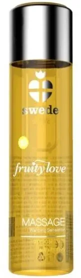 SWEDE - FRUITY LOVE MASSAGEÖL MIT WÄRMENDEM EFFEKT TROPISCHES FRUCHTIGES MIT HONIG 60 ML